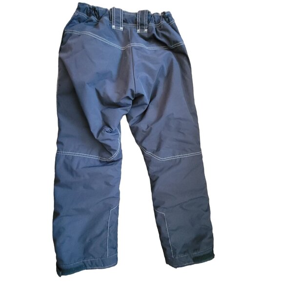 L.L. Bean Kids' Snow Pants Size 12 Waterproof Nylon Insulated Navy Blue JJ3579 - Picture 8 of 9